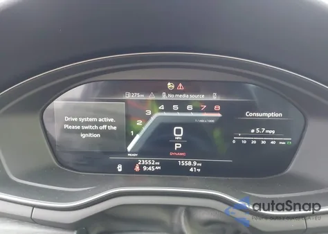 2024 Audi A5 Sportback Premium Plus 45 Tfsi Quattro S Tronic z USA, uszkodzony, nr VIN WAUFACF59RA083184